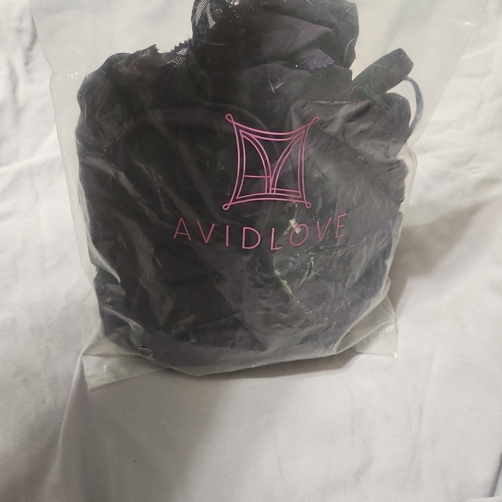 Avidlove Purpke Lace Lingerie Set